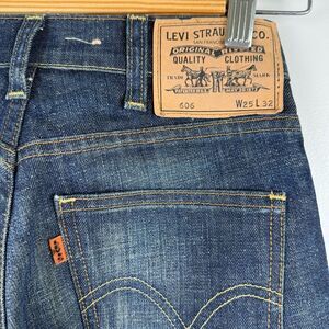 Levi's Vintage Clothing 606  LVC Big "E" Orange Tab Size 25 x 25